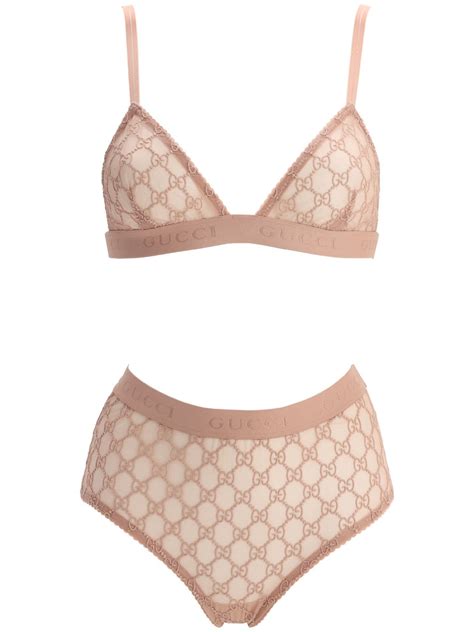 gucci bra and panty sets|gucci g string.